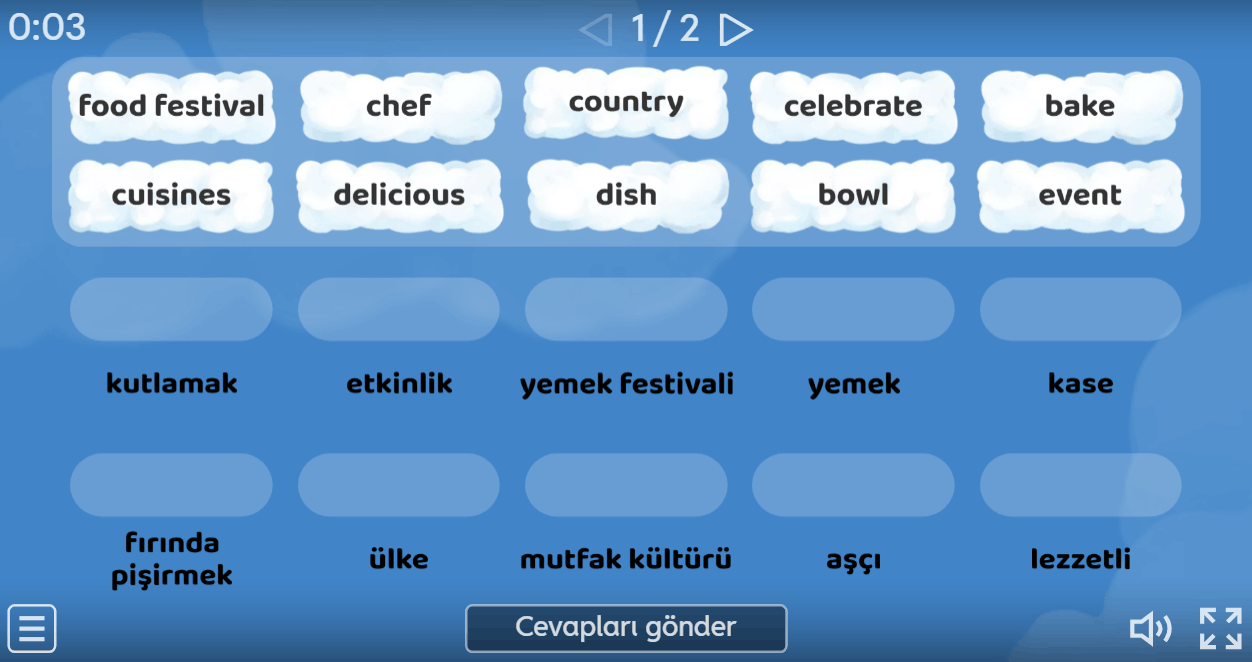MULTI 5 THEME 6 VOCABULARY 8